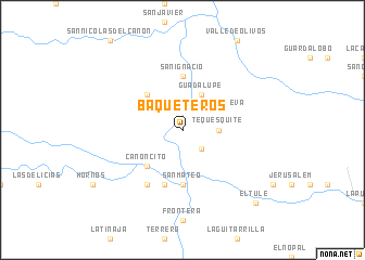 map of Baqueteros