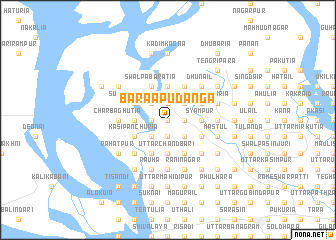 map of Bara Āpudānga