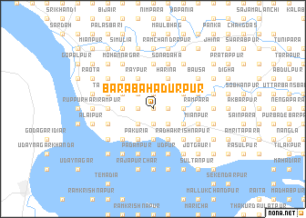 map of Bara Bāhādurpur