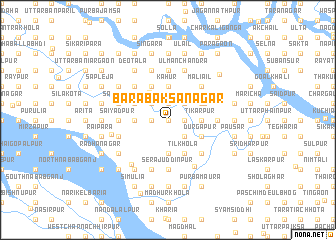 map of Bara Baksanagar