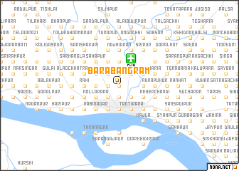 map of Bara Bangrām