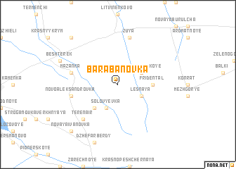 map of Barabanovka