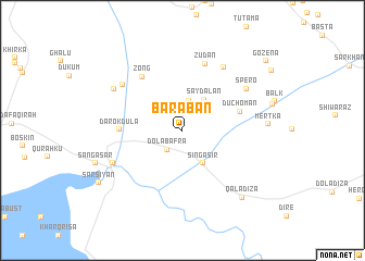 map of Bārābān