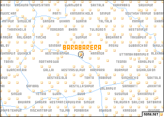 map of Barabārera