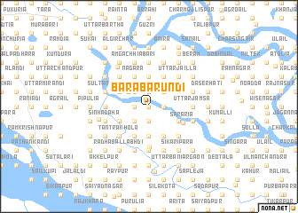 map of Bara Barundi