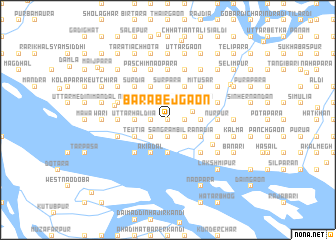 map of Bara Bejgaon
