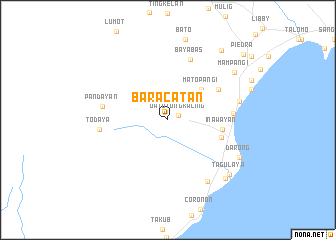 map of Baracatan