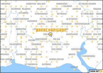 map of Bara Chārīgaon