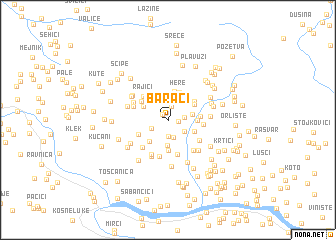 map of Baraci