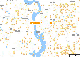 map of Barādar Mundla
