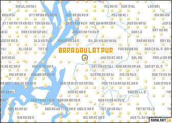 map of Bara Daulatpur