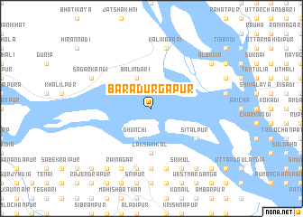 map of Bara Durgāpur