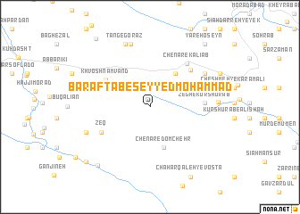 map of Bar Āftāb-e Seyyed Moḩammad