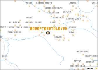 map of Barāftāb-e Ţalāyeh