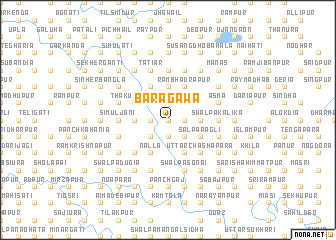 map of Bara Gāwa