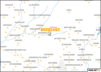 map of Baraghān