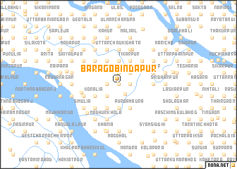 map of Bara Gobindapur