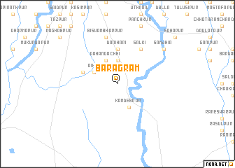 map of Baragrām