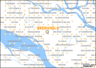 map of Bāraikhola