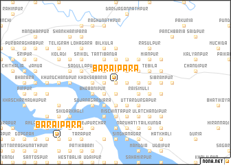 map of Baraipāra