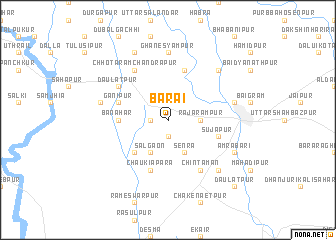 map of Barai