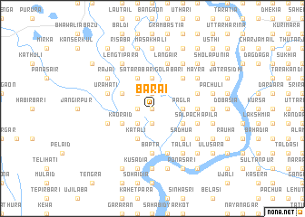 map of Barāi