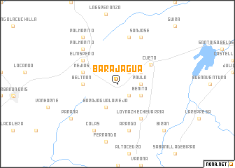 map of Barajagua