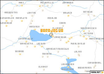 map of Barajagua