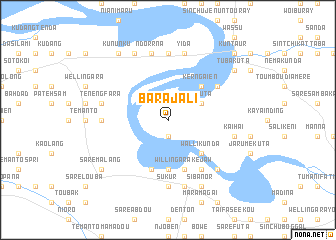 map of Barajali