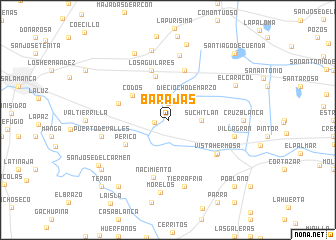 map of Barajas