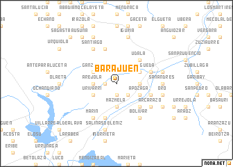 map of Barajuen