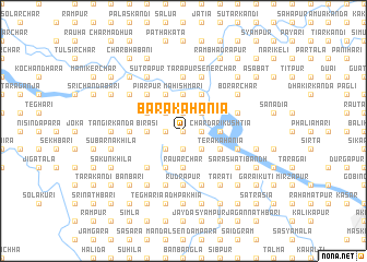 map of Bārakāhania