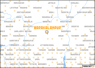 map of Bara Kālāmpur