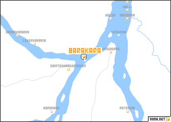 map of Barakara