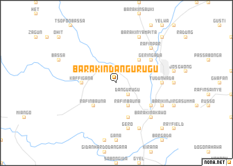 map of Barakin Dangurugu