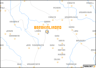 map of Barakin Limoro