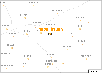 map of Bara Kotwad