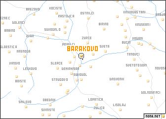 map of Barakovo