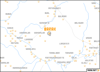 map of Barak