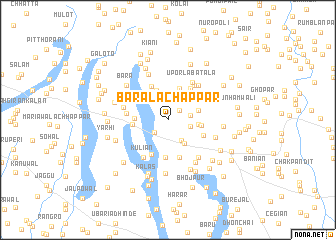 map of Barāla Chappar