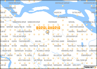 map of Bāra Lāharia