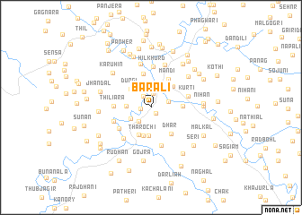 map of Barāli