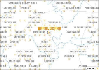 map of Baralokaha