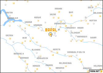 map of Bāral