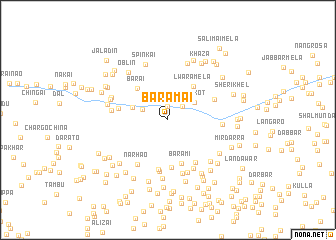 map of Baramai