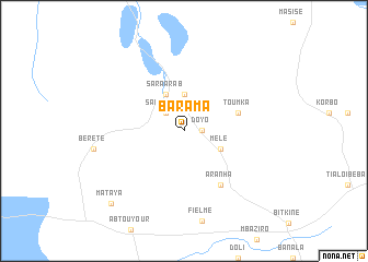 map of Barama