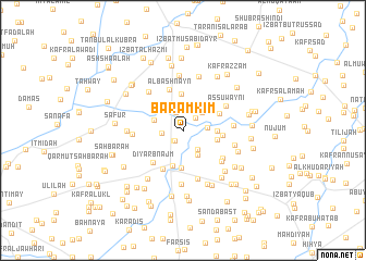 map of Baramkīm