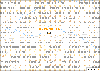 map of Barampola