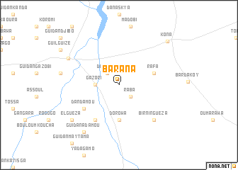 map of Barana