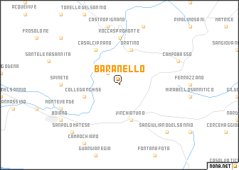 map of Baranello